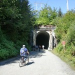Východní vstupní portál do tunelu